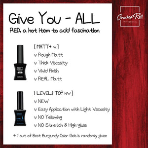 CRUSHED RED LIMITED EDITION COLLECTION